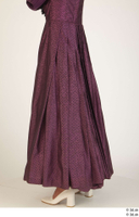  Photos Woman in Historical Dress 3 19th century Purple dress historical clothing lower body 0004.jpg
